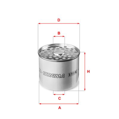 S7111NC SOFIMA Топливный фильтр