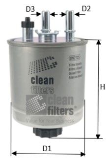 DN2725 CLEAN FILTERS Топливный фильтр