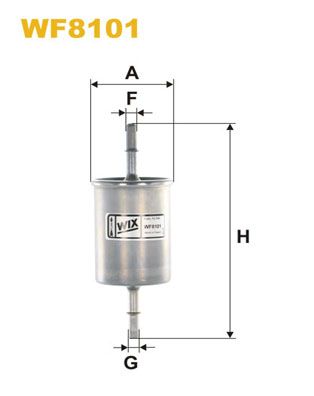 WF8101 WIX FILTERS Топливный фильтр