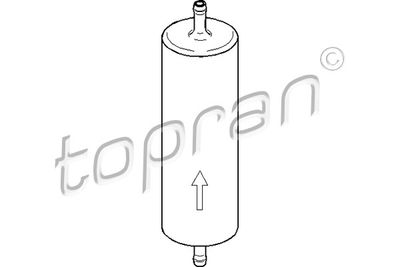 500738 TOPRAN Топливный фильтр
