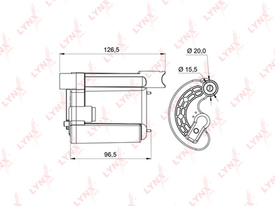 LF995M LYNXauto Топливный фильтр