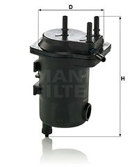 WK93910x MANN-FILTER Топливный фильтр