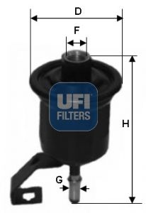 3177600 UFI Топливный фильтр