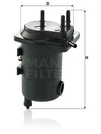 WK93912x MANN-FILTER Топливный фильтр
