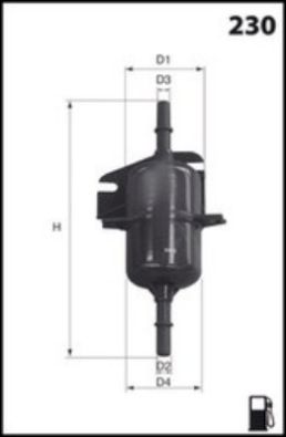 E109 MISFAT Топливный фильтр