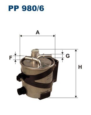 PP9806 FILTRON Топливный фильтр