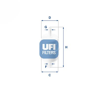3102800 UFI Топливный фильтр