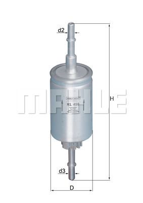 KL458 KNECHT Топливный фильтр