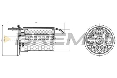 FE0362 BREMSI Топливный фильтр