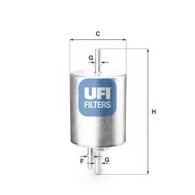 3183000 UFI Топливный фильтр