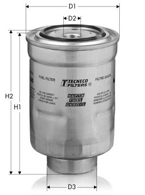 GS462 TECNECO FILTERS Топливный фильтр