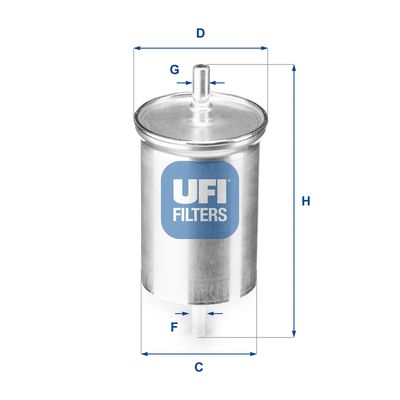 3192300 UFI Топливный фильтр