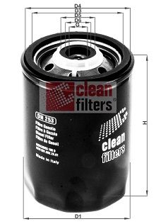 DN253 CLEAN FILTERS Топливный фильтр