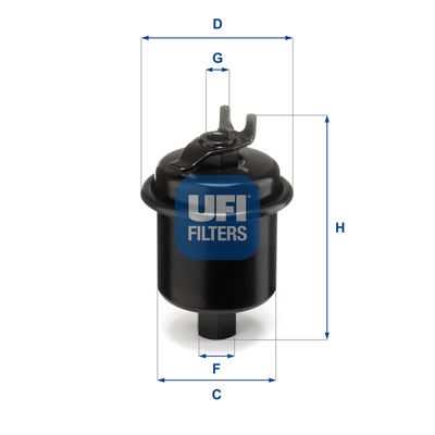 3162100 UFI Топливный фильтр
