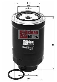 DN287A CLEAN FILTERS Топливный фильтр