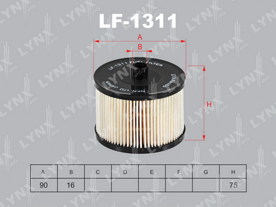 LF1311 LYNXauto Топливный фильтр