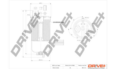 DP1110130123 Dr!ve+ Топливный фильтр