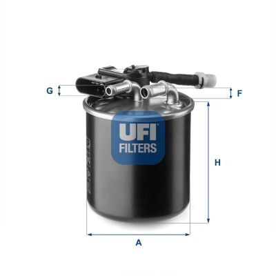 2415100 UFI Топливный фильтр