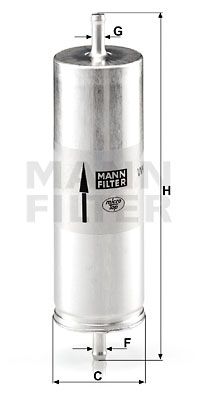 WK516 MANN-FILTER Топливный фильтр