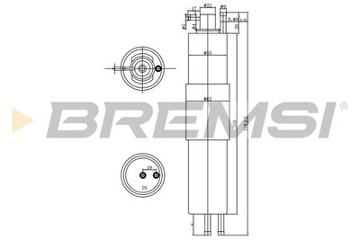 FE1521 BREMSI Топливный фильтр