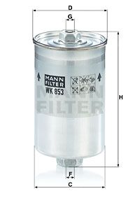 WK853 MANN-FILTER Топливный фильтр