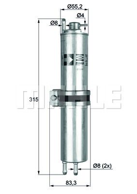 KLH12 KNECHT Топливный фильтр