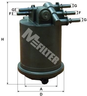 DF3517 MFILTER Топливный фильтр