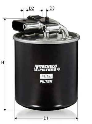 GS82020 TECNECO FILTERS Топливный фильтр