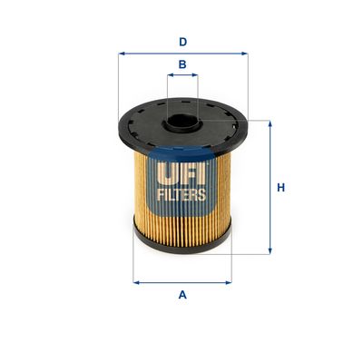 2669000 UFI Топливный фильтр