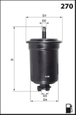 E148 MISFAT Топливный фильтр