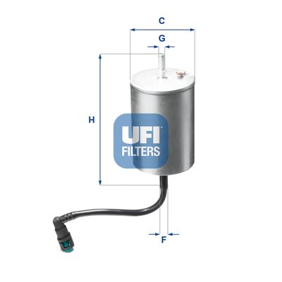 31A0600 UFI Топливный фильтр