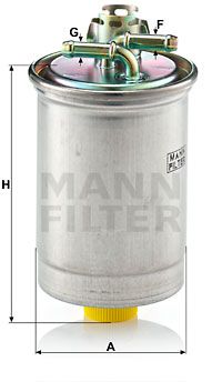 WK823 MANN-FILTER Топливный фильтр