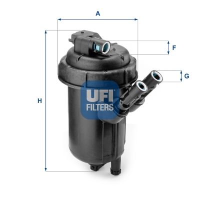 5511400 UFI Топливный фильтр