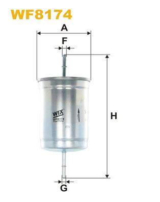 WF8174 WIX FILTERS Топливный фильтр