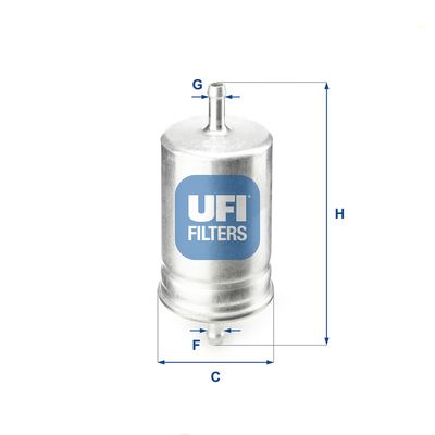 3151000 UFI Топливный фильтр