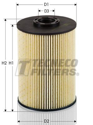 GS0932E TECNECO FILTERS Топливный фильтр