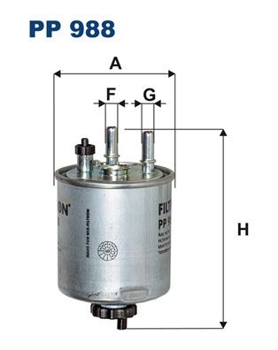 PP988 FILTRON Топливный фильтр