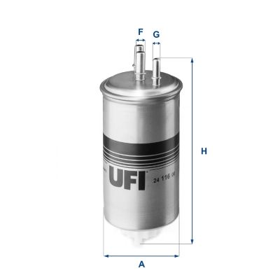 2411600 UFI Топливный фильтр