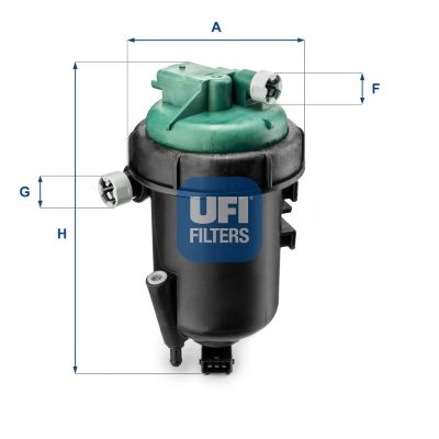 5517500 UFI Топливный фильтр