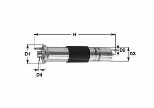 MBNA1531 CLEAN FILTERS Топливный фильтр