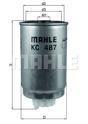 KC487 KNECHT Топливный фильтр