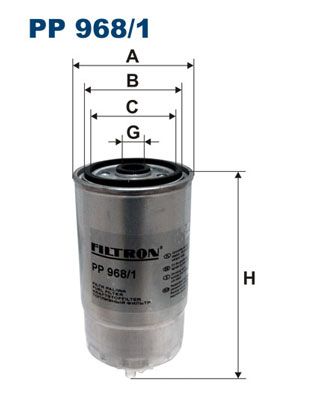 PP9681 FILTRON Топливный фильтр