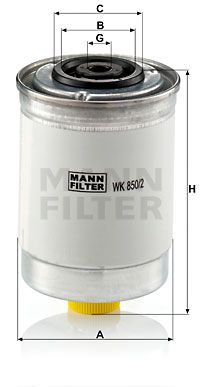 WK8502 MANN-FILTER Топливный фильтр