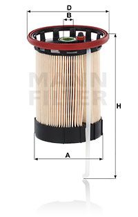 PU8014 MANN-FILTER Топливный фильтр