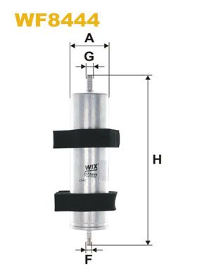 WF8444 WIX FILTERS Топливный фильтр