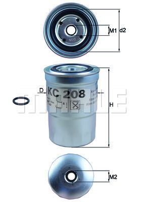 WG1214783 WILMINK GROUP Топливный фильтр