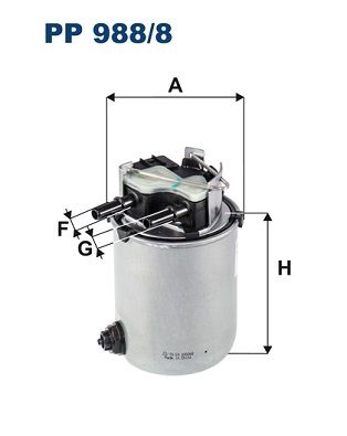 PP9888 FILTRON Топливный фильтр