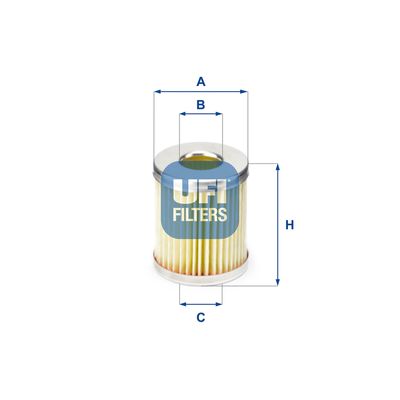 4600800 UFI Топливный фильтр