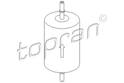 302130 TOPRAN Топливный фильтр