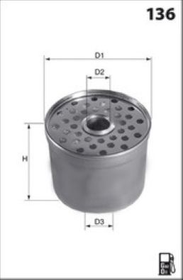 LFDE103 LUCAS FILTERS Топливный фильтр